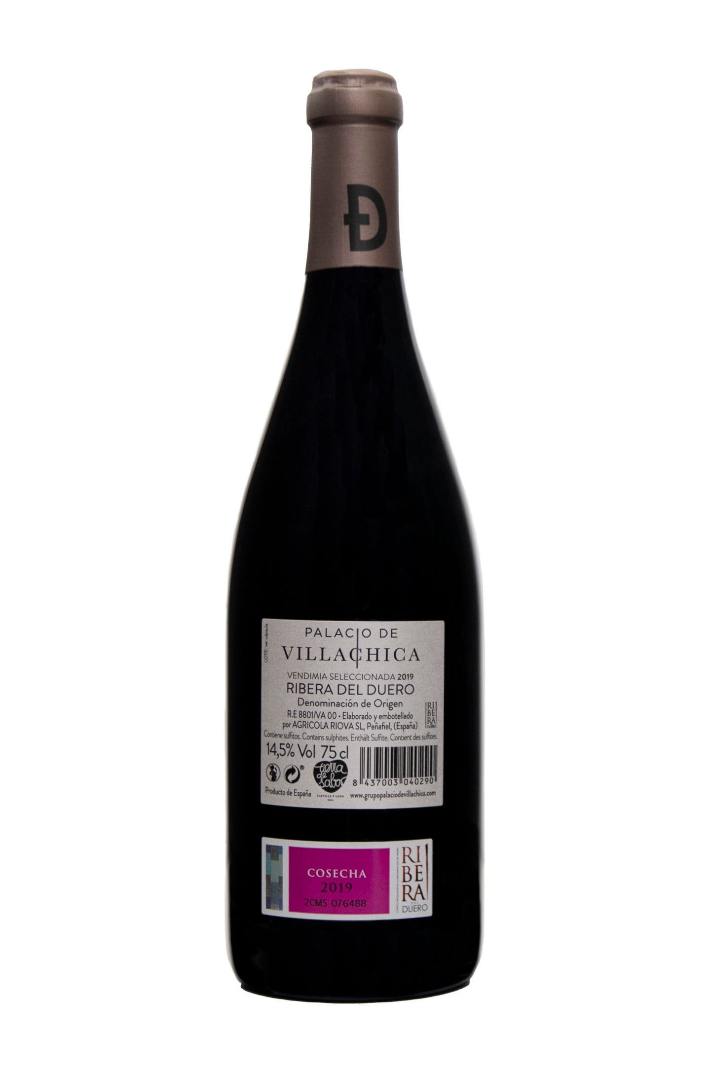 Villachica Palace, Don Diego Pasture, Selected Harvest, Ribera del Duero Designation of Origin