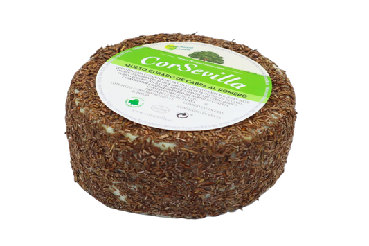 Aged goat cheese with rosemary